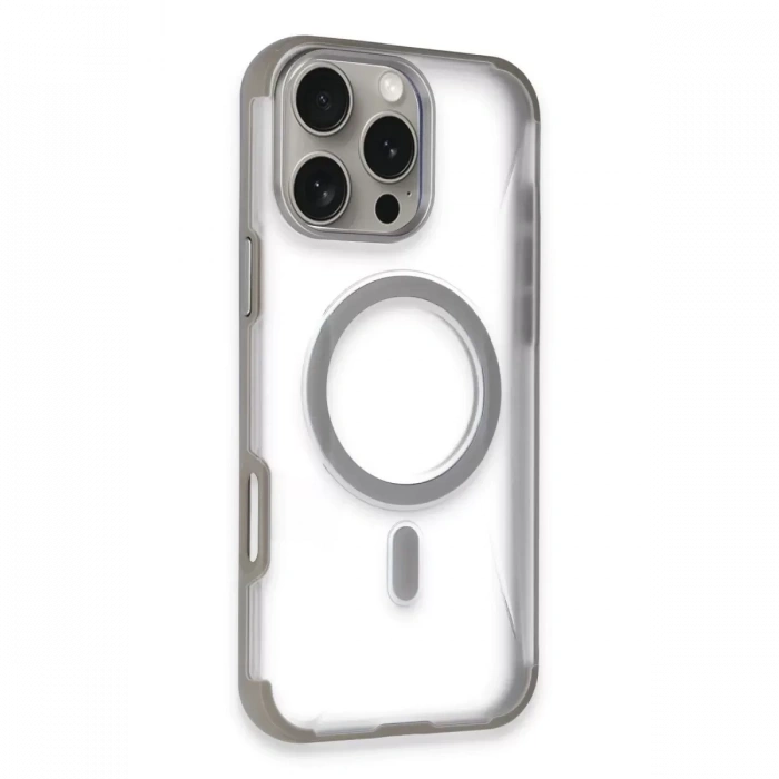 Joko Apple iPhone 14 Pro Max Uyumlu Hilton Magsafe Kapak - Titan Gri