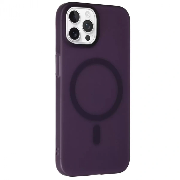 Joko Apple iPhone 14 Pro Max Uyumlu Tuna PC Slim Magsafe Kapak - Derin Mor
