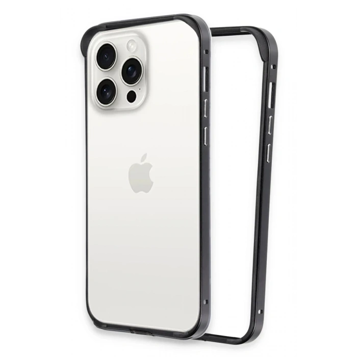 Joko Apple iPhone 14 Pro Uyumlu Land Bumper Koruma Kapak - Siyah