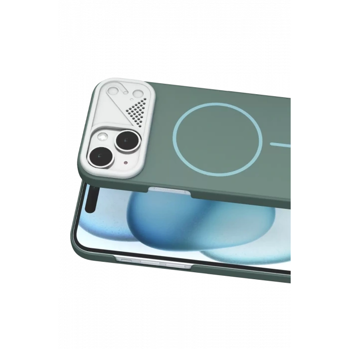 Joko Apple iPhone 14 Uyumlu Export Magsafe Kapak - Turkuaz