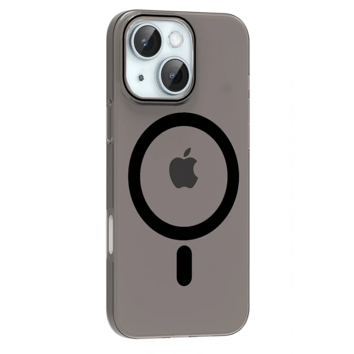 Joko Apple iPhone 14 Uyumlu PC Blank Magsafe Kapak - Siyah