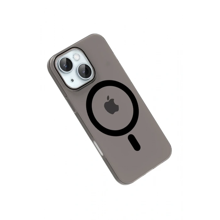Joko Apple iPhone 14 Uyumlu PC Blank Magsafe Kapak - Siyah