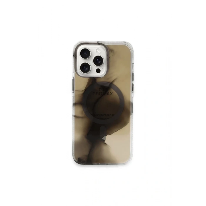Joko Apple iPhone 15 Pro Max Uyumlu Phantom Magsafe Kapak - Siyah