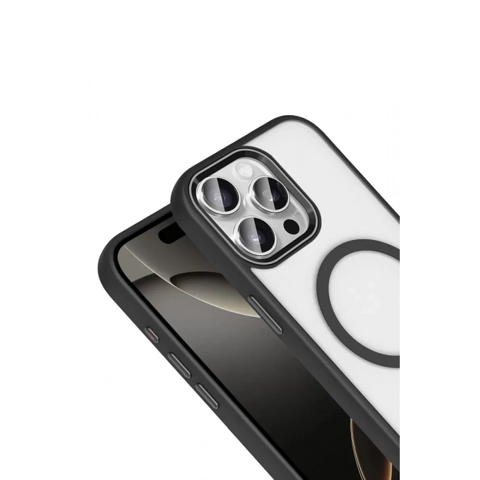 Joko Apple iPhone 15 Pro Max Uyumlu Terea Magsafe Kapak - Siyah