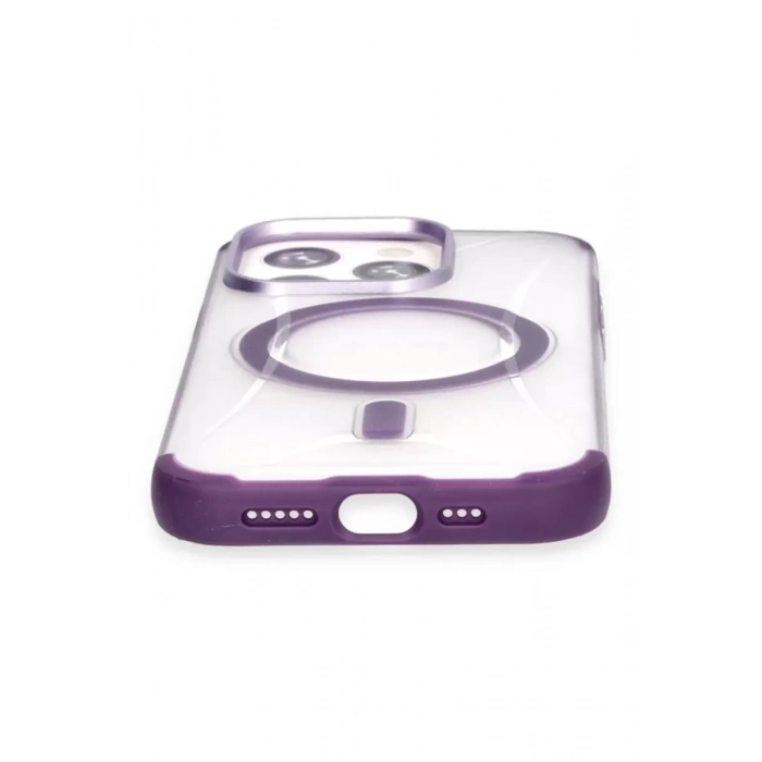 Joko Apple iPhone 15 Pro Uyumlu Hilton Magsafe Kapak - Derin Mor