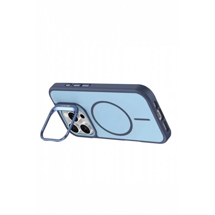 Joko Apple iPhone 16 Pro Max Uyumlu Flexa Magsafe Kapak - Mavi