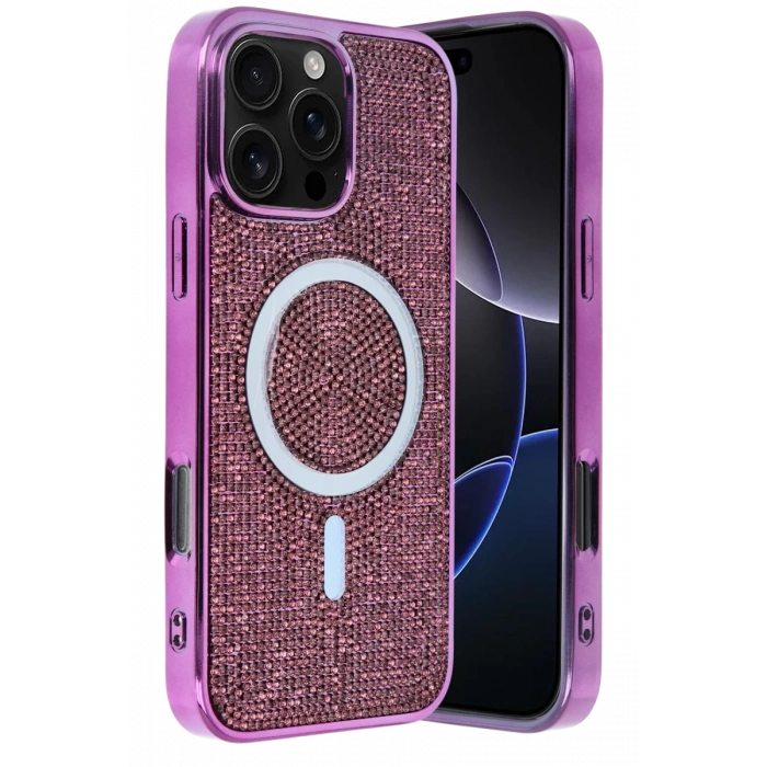Joko Apple iPhone 16 Pro Max Uyumlu Helen Magsafe Kapak - Derin Mor