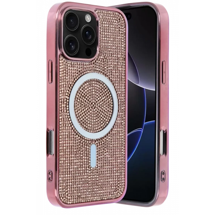 Joko Apple iPhone 16 Pro Max Uyumlu Helen Magsafe Kapak - Pembe