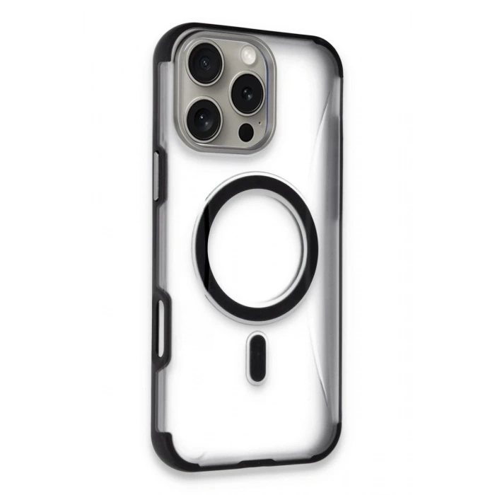 Joko Apple iPhone 16 Pro Max Uyumlu Hilton Magsafe Kapak - Siyah