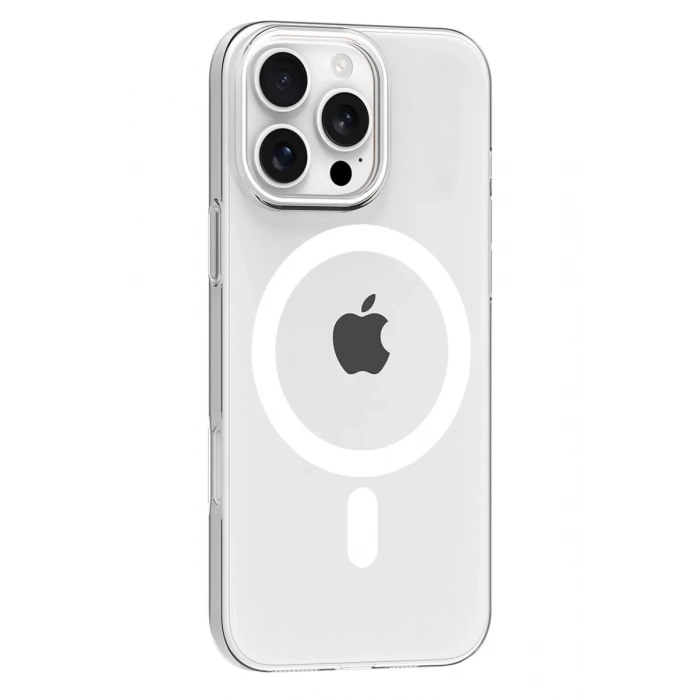 Joko Apple iPhone 16 Pro Max Uyumlu PC Blank Magsafe Kapak - Şeffaf