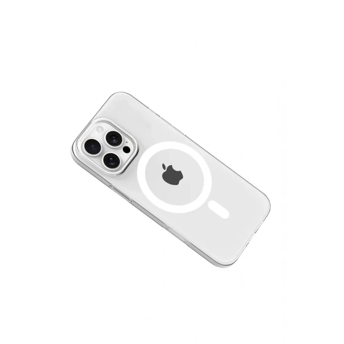 Joko Apple iPhone 16 Pro Max Uyumlu PC Blank Magsafe Kapak - Şeffaf