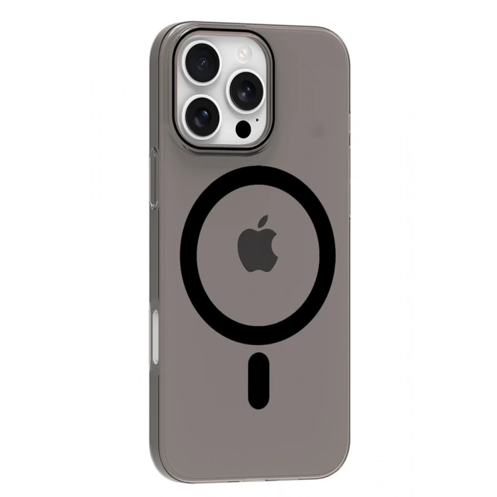 Joko Apple iPhone 16 Pro Max Uyumlu PC Blank Magsafe Kapak - Siyah