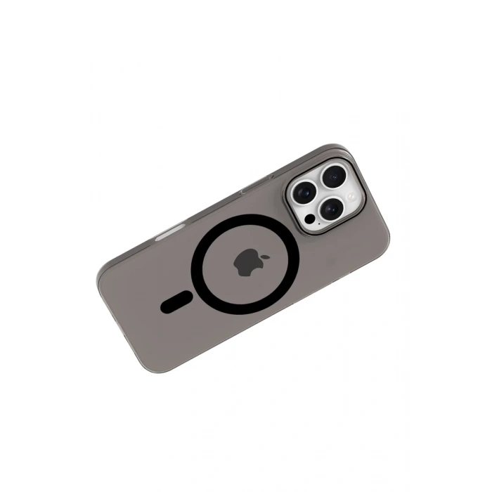 Joko Apple iPhone 16 Pro Max Uyumlu PC Blank Magsafe Kapak - Siyah
