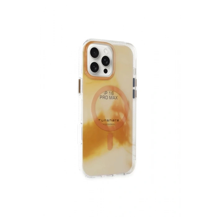 Joko Apple iPhone 16 Pro Max Uyumlu Phantom Magsafe Kapak - Gold