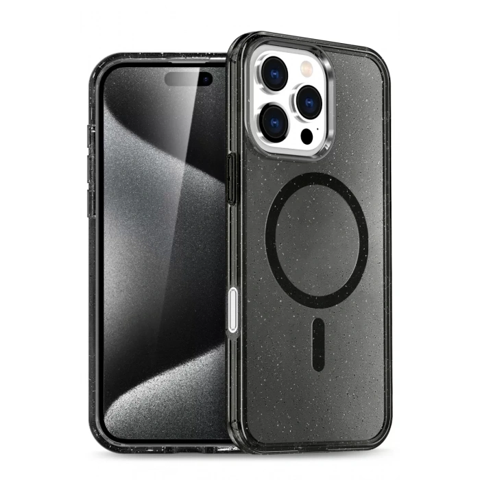 Joko Apple iPhone 16 Pro Max Uyumlu Star Magsafe Kapak - Siyah