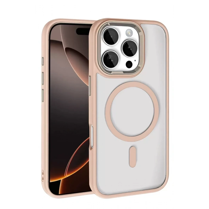 Joko Apple iPhone 16 Pro Max Uyumlu Terea Magsafe Kapak - Gold