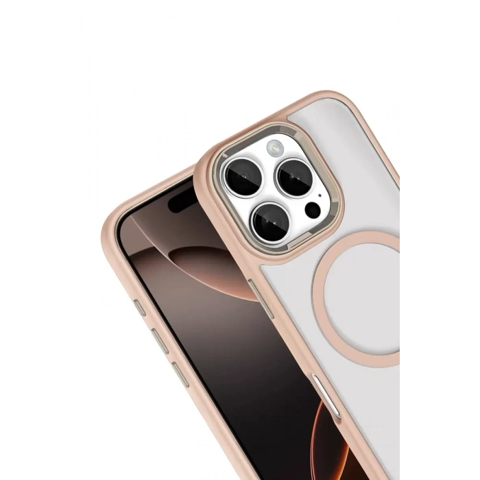 Joko Apple iPhone 16 Pro Max Uyumlu Terea Magsafe Kapak - Gold