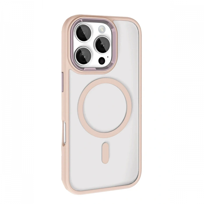 Joko Apple iPhone 16 Pro Max Uyumlu Terea Magsafe Kapak - Pembe