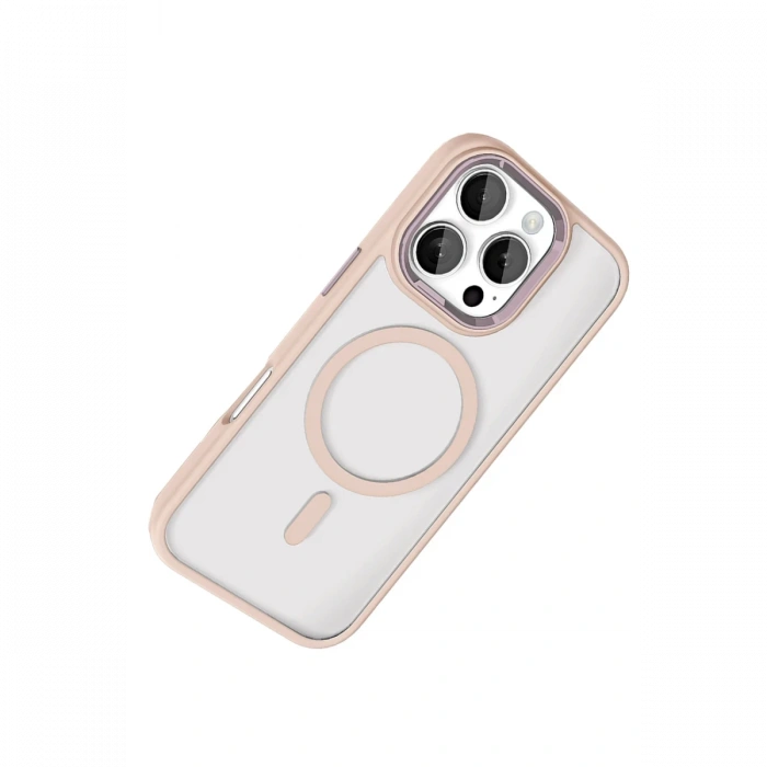 Joko Apple iPhone 16 Pro Max Uyumlu Terea Magsafe Kapak - Pembe