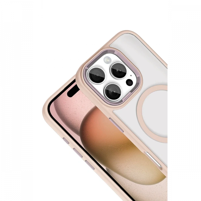 Joko Apple iPhone 16 Pro Max Uyumlu Terea Magsafe Kapak - Pembe