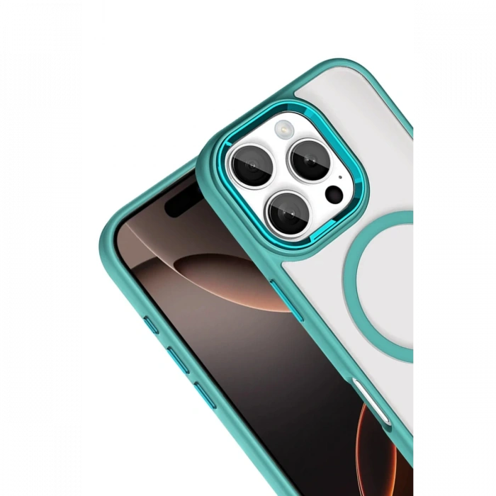 Joko Apple iPhone 16 Pro Max Uyumlu Terea Magsafe Kapak - Yeşil