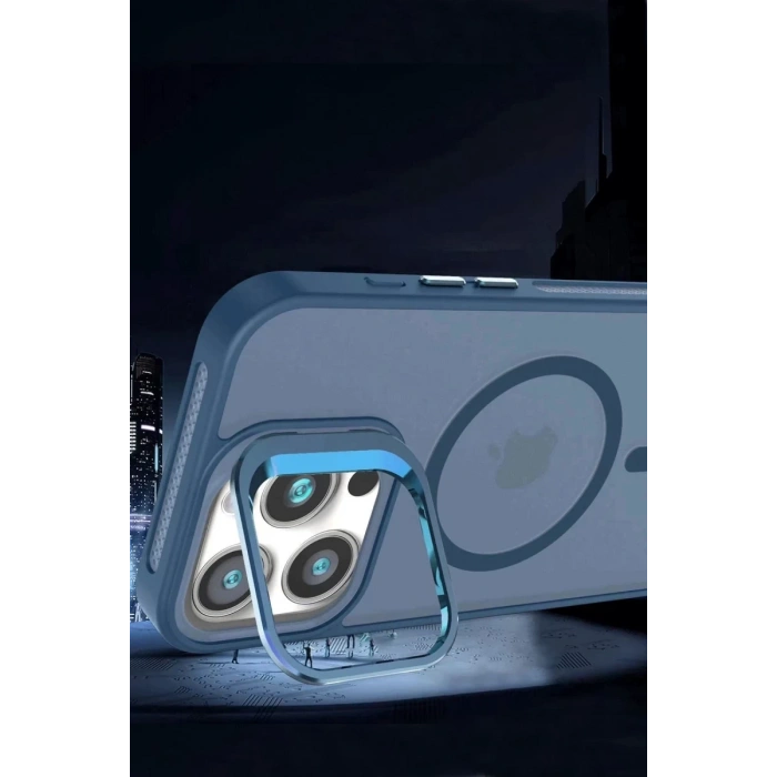 Joko Apple iPhone 16 Uyumlu Flet Lens Magsafe Kapak - Siyah