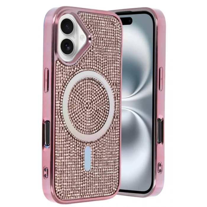 Joko Apple iPhone 16 Uyumlu Helen Magsafe Kapak - Pembe
