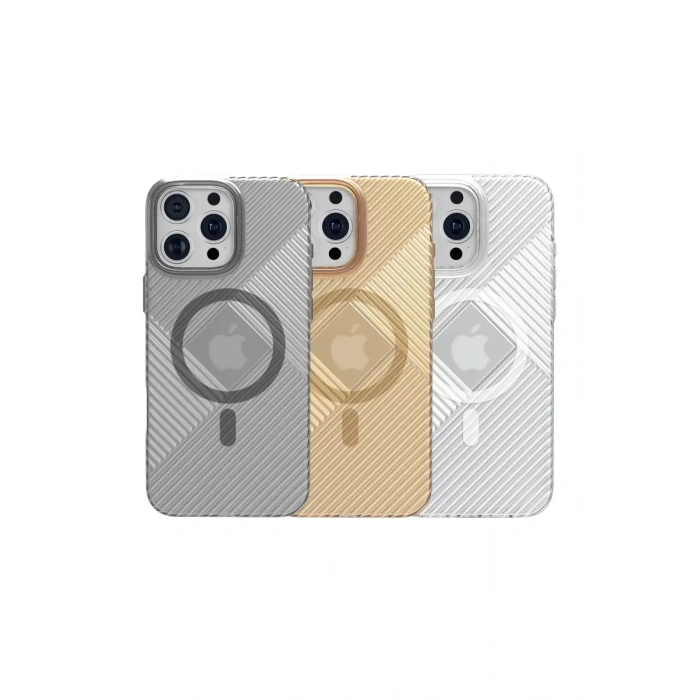 Joko Apple iPhone 16 Uyumlu Stella PC Sert Magsafe Kılıf - Şeffaf