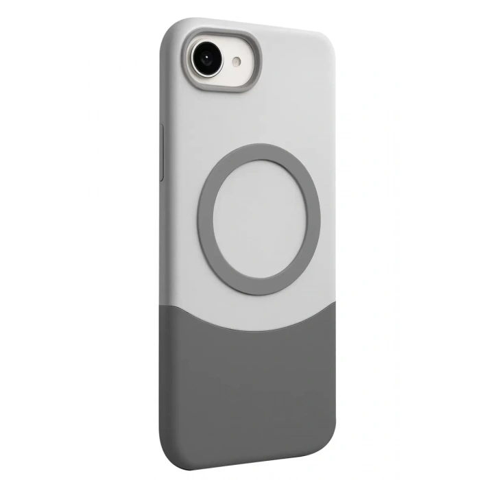 Joko Apple iPhone 16E Uyumlu Velar Magsafe Kapak - Natural Grey