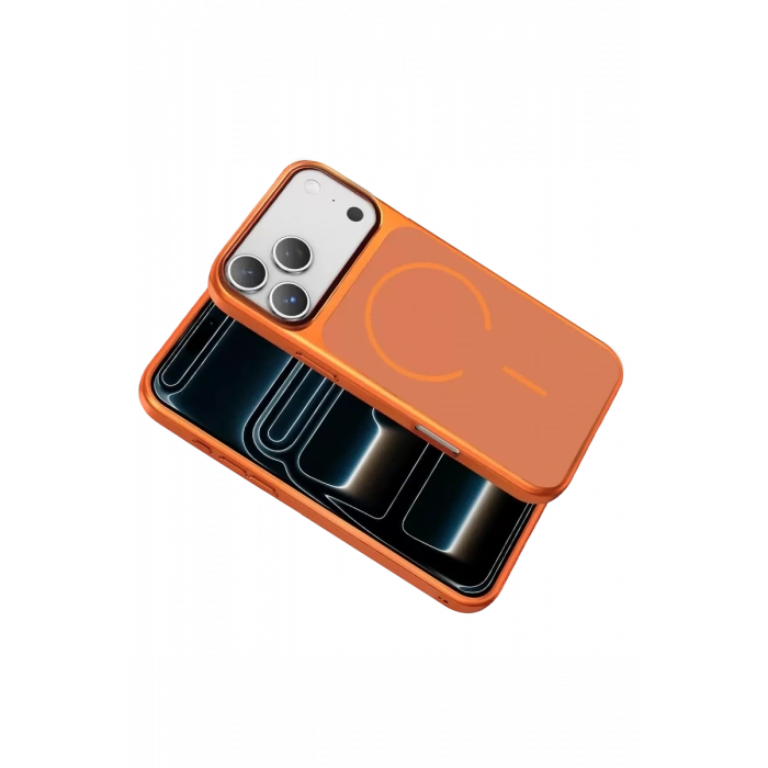 Joko Apple iPhone 17 Pro Uyumlu Rush Magsafe Kapak - Turuncu