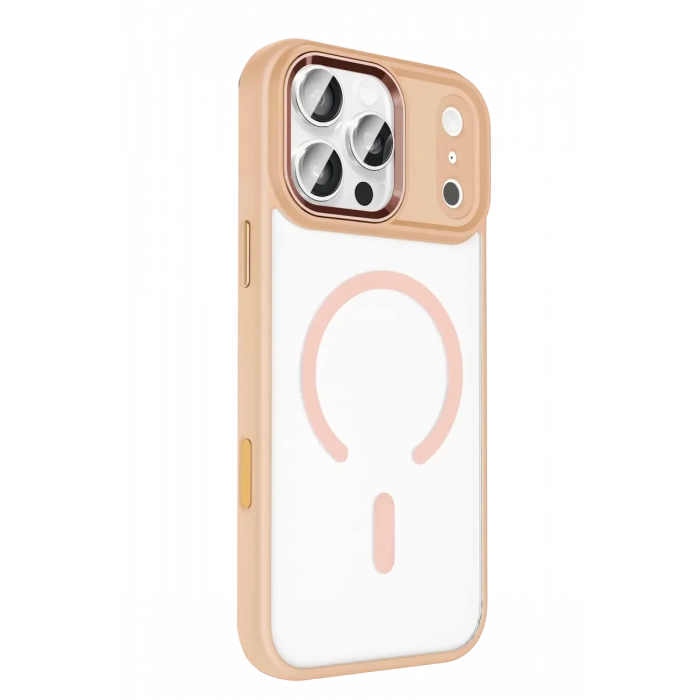 Joko Apple iPhone 17 Pro Uyumlu Terea Magsafe Kapak - Pembe
