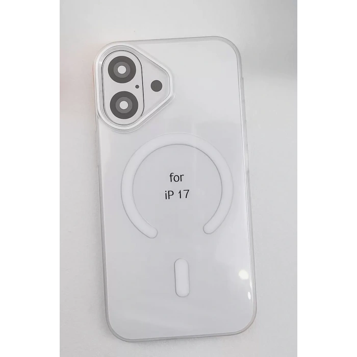 Joko Apple iPhone 17 Uyumlu PC Blank Magsafe Kapak - Şeffaf