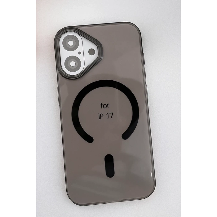 Joko Apple iPhone 17 Uyumlu PC Blank Magsafe Kapak - Siyah