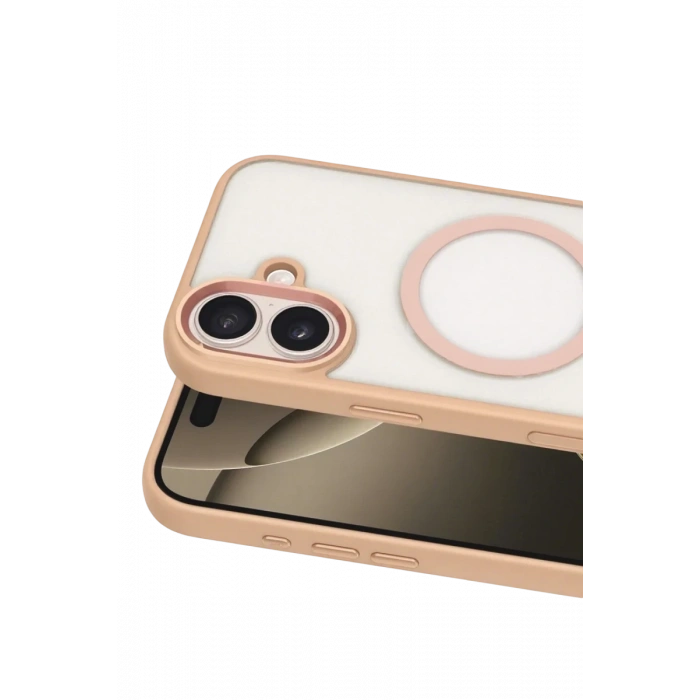 Joko Apple iPhone 17 Uyumlu Terea Magsafe Kapak - Pembe