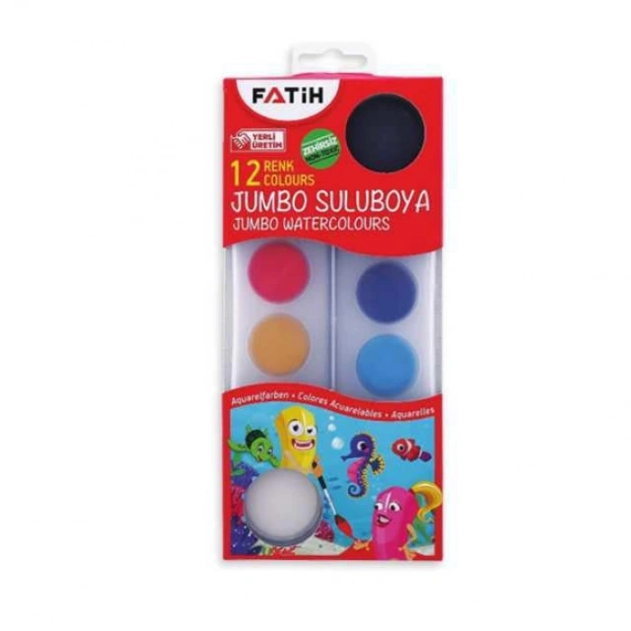 Js-12   Sulu Boya 12 Renk 1 Adet