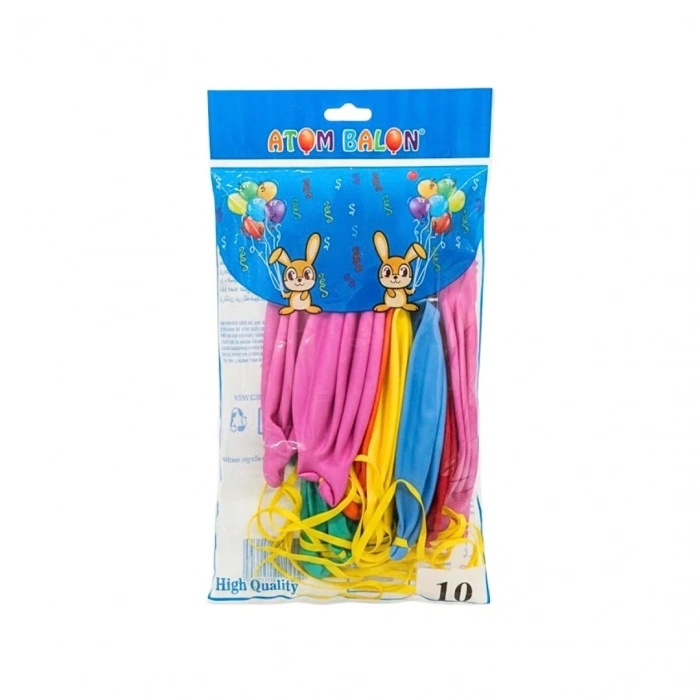 Jumbo Punch Lastikli 10li Balon