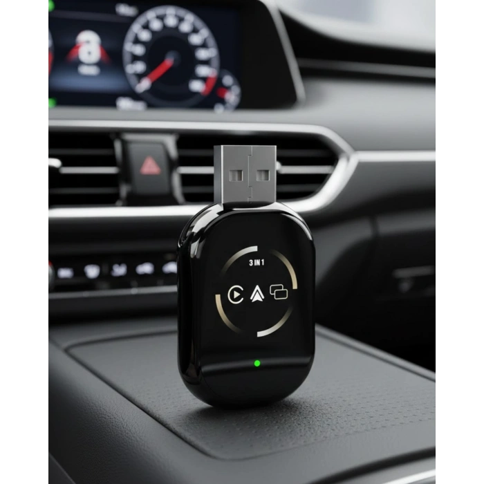 Kablosuz Carplay Android Auto Adaptörü Otomatik Eşleşme