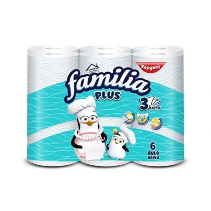 Kağıt Havlu 6 Rulo 1 Adet
