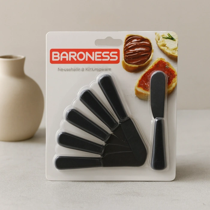 Kahvaltı ve Tereyağı servis seti (6 Parça) ( 11CM)