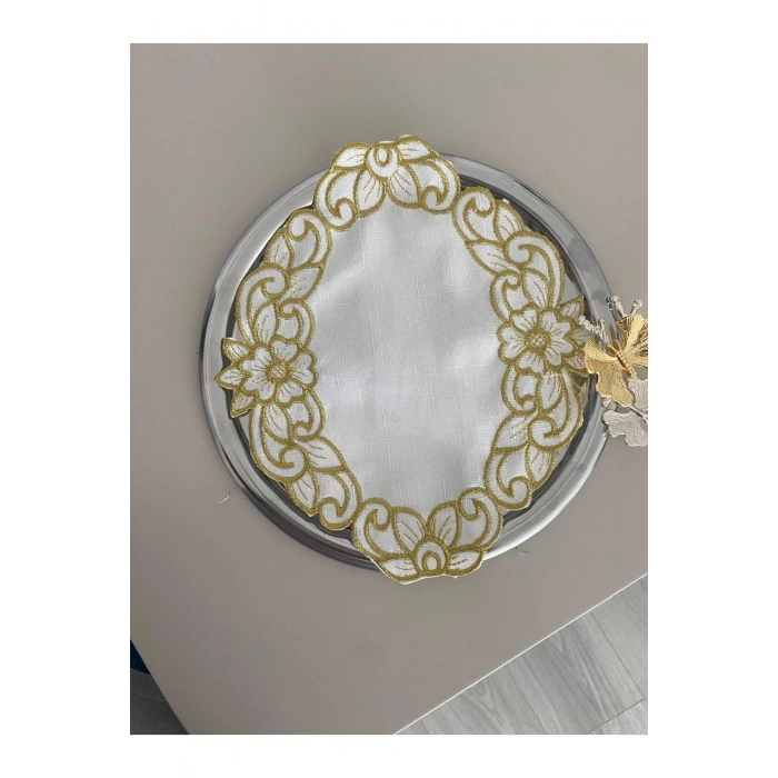 Kahve Sunum Tepsi Örtüsü - 1 Adet Tepsi Peçetesi