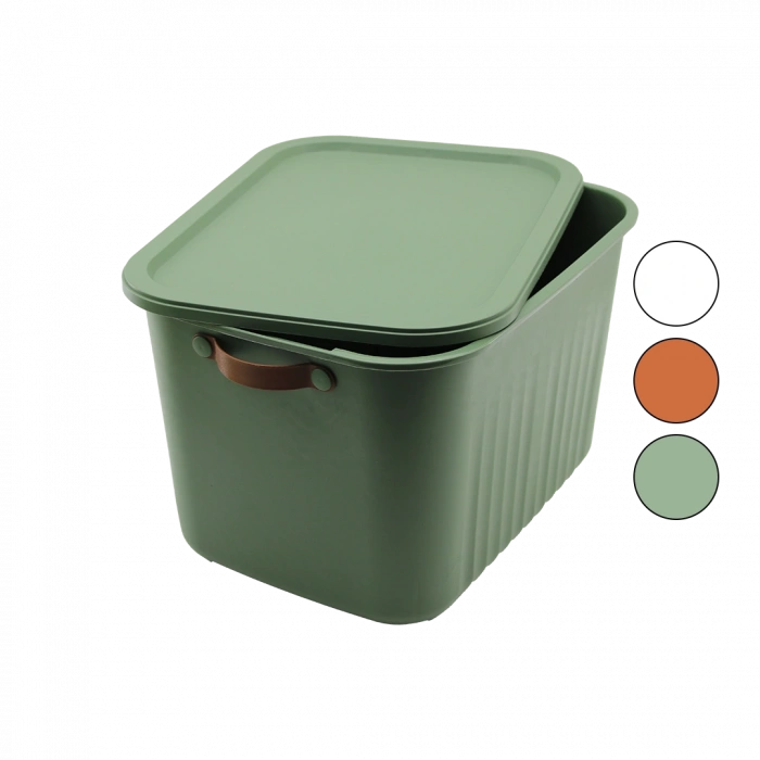 Kapaklı Plastik Organizer Kutu 20 L (40x30x25 cm)