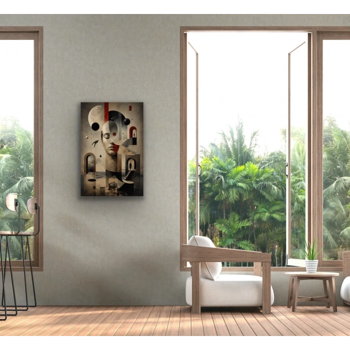 Karışık Rüyalar Soyut Kanvas Tablo 40X60 CM