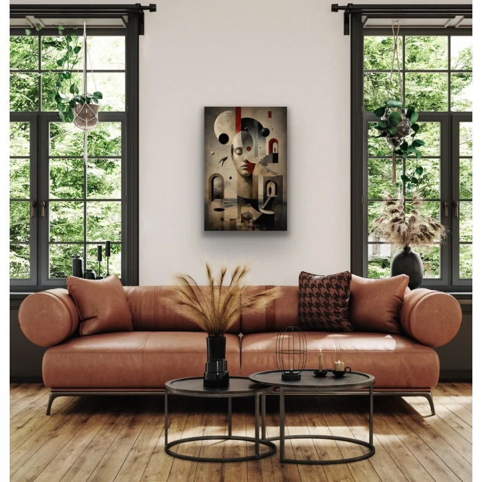 Karışık Rüyalar Soyut Kanvas Tablo 60X90 CM