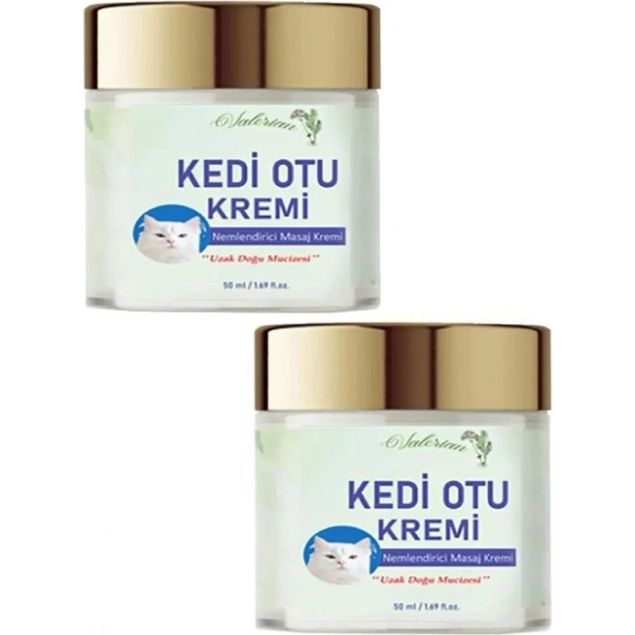 Kedi Otu Masaj Bakım Kremi 50ML 2 Adet