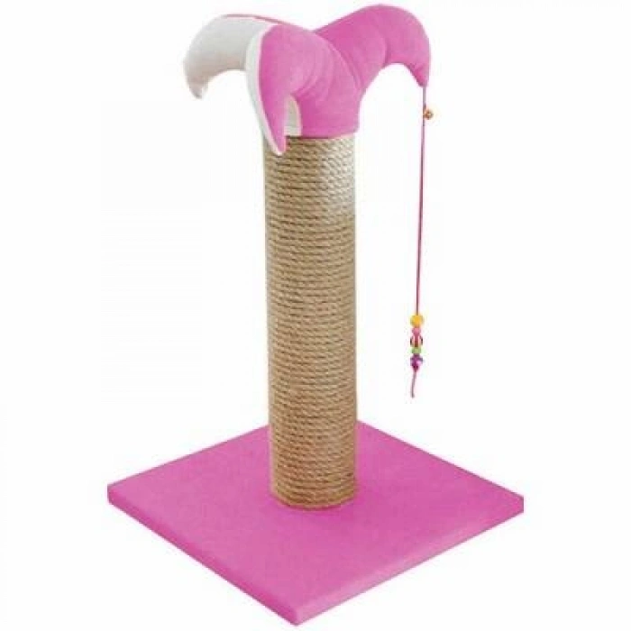 Kedi Tırmalama Tahtası 70 Cm Pembe