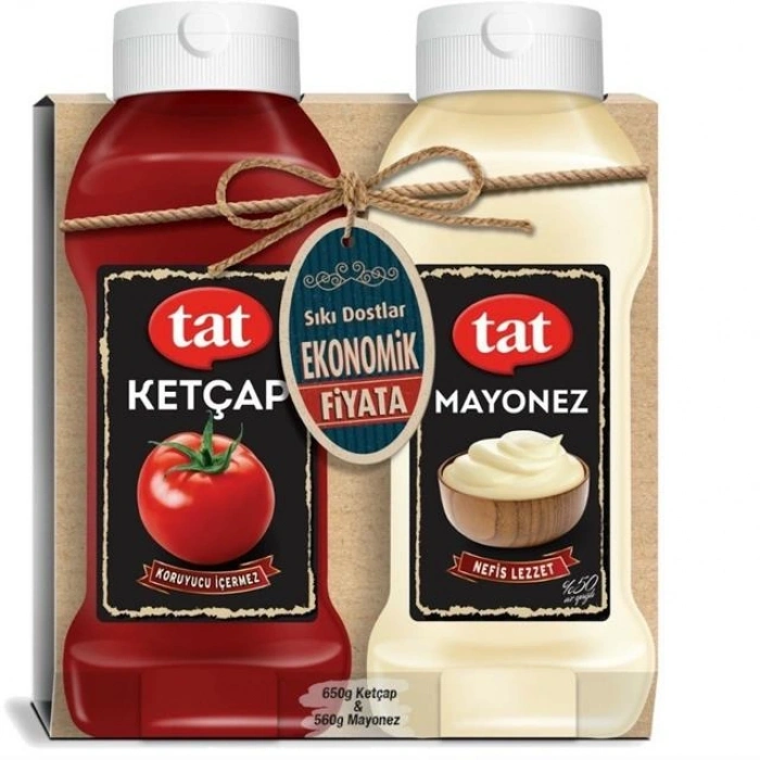 Ketçap 650gr + Mayonez 560gr 1 Adet