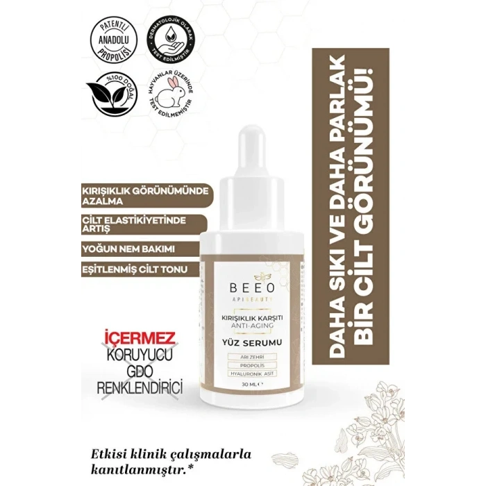 Kırışıklık Karşıtı Yüz Serumu 30ml
