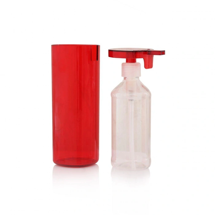 Kırmızı Akrilik Sıvı Sabunluk 250 ml