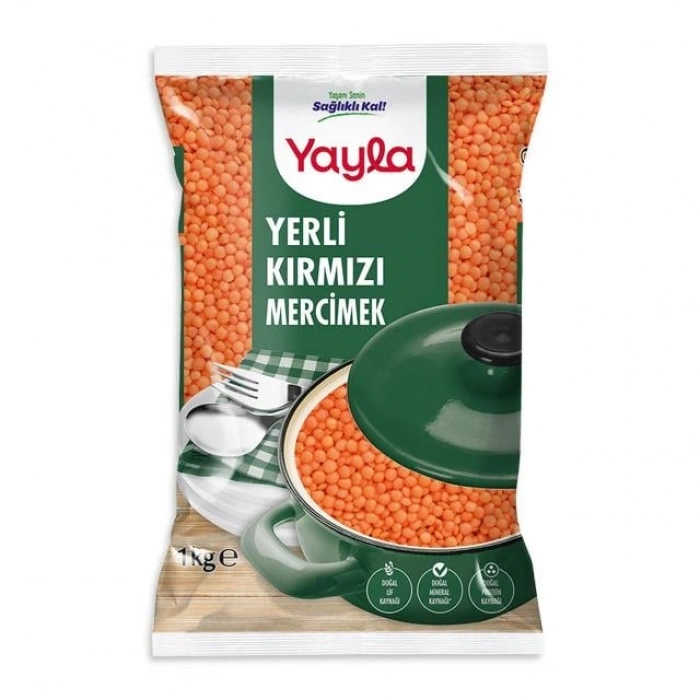 Kırmızı Mercimek Yerli 1000 Gr 1 Adet