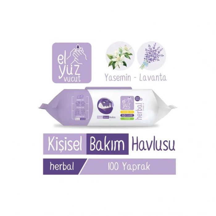 Kişisel Bakım Havlusu 100lü Herbal